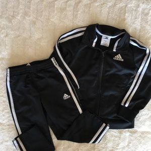 Little boys Adidas track outfit